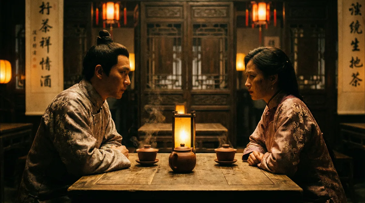 国产精品历史大剧剧照-古典对话场景